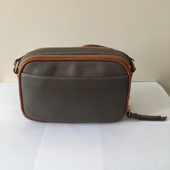 Dooney & Bourke Camera Crossbody Compact Taupe Bag - Picture 2 of 7